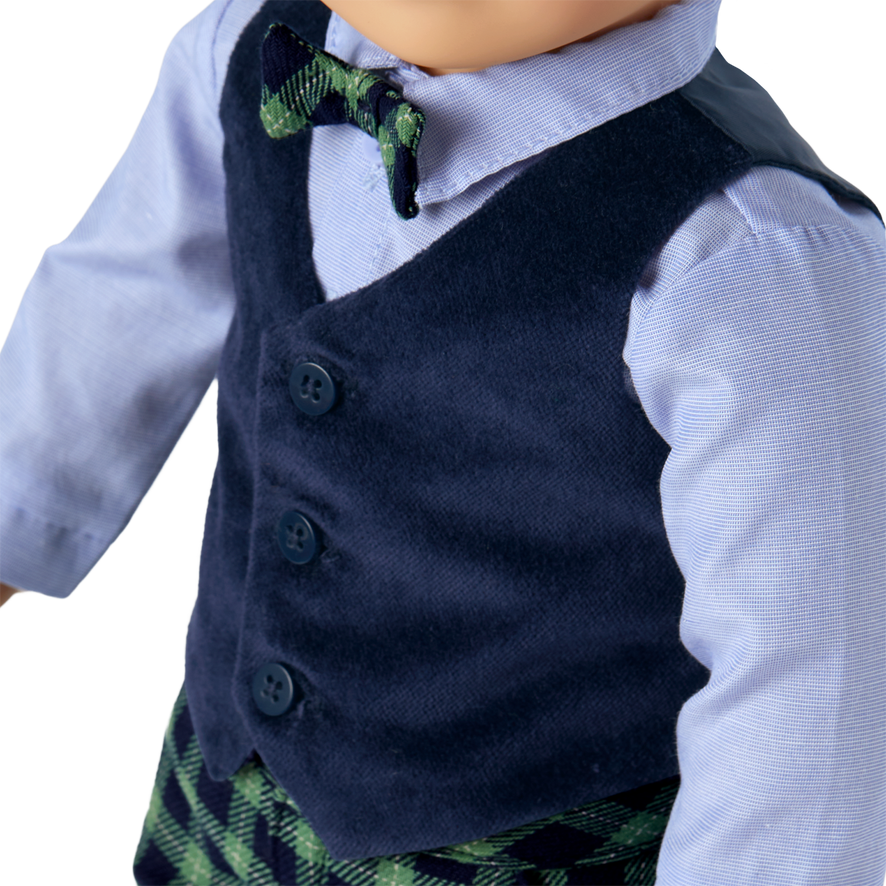 American Girl&reg; x Janie and Jack Tartan Plaid Outfit for 18-inch Dolls