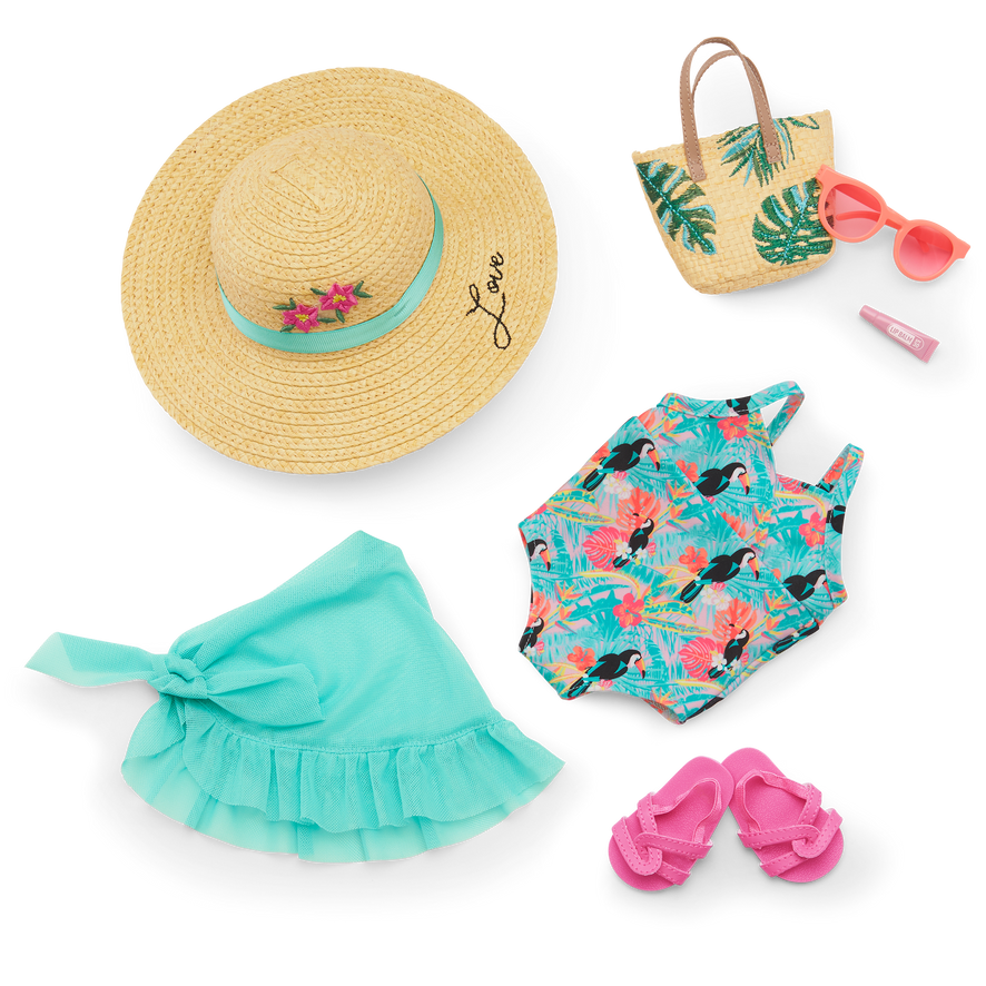 Fun in the Sun Travel Outfit for 18-inch Dolls