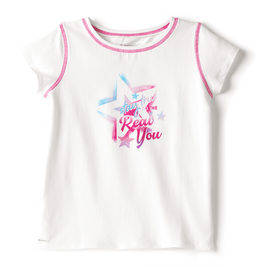 Stay True to the Real You Tee for Girls