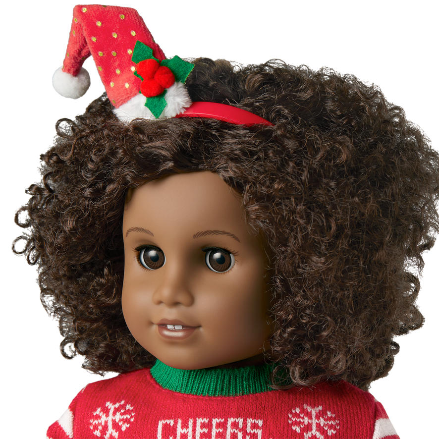 Silly Christmas Sweater for 18-inch Dolls