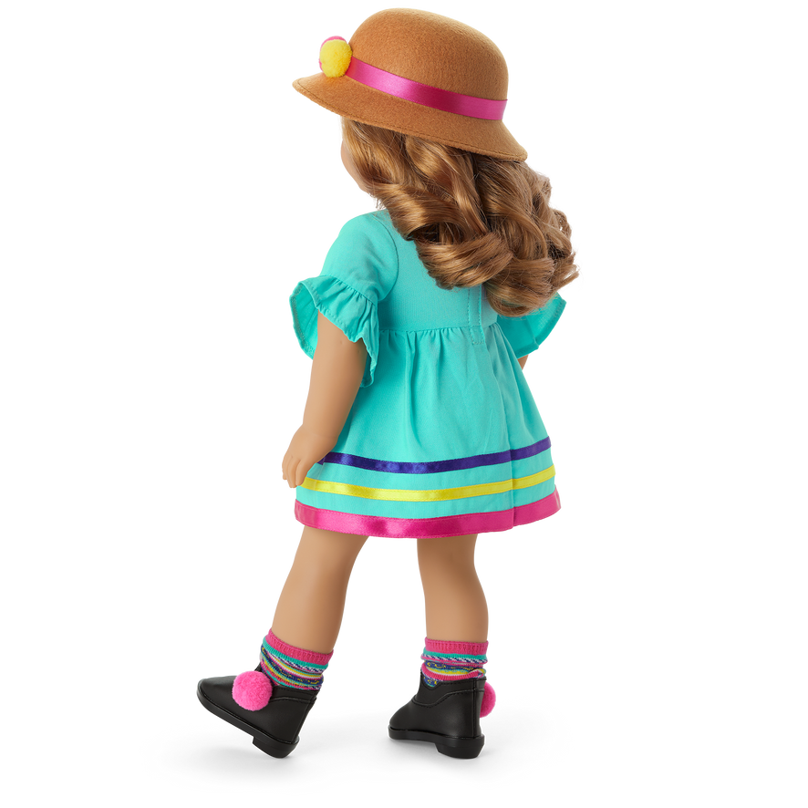 World Traveler in Peru & Peruvian Souvenir Set for 18-inch Dolls