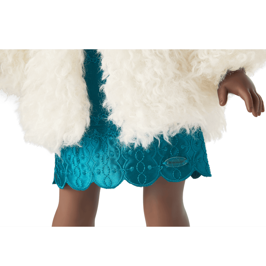 Jazzy Flapper & Fur Coat Outfit for 18-inch Dolls