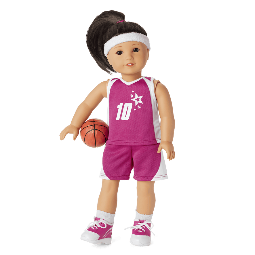 Shoot for the Stars Basketball Outfit for 18-inch Dolls