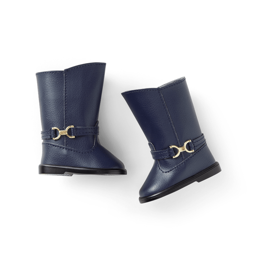 American Girl&reg; x Janie and Jack Midnight Riding Boots for 18-inch Dolls