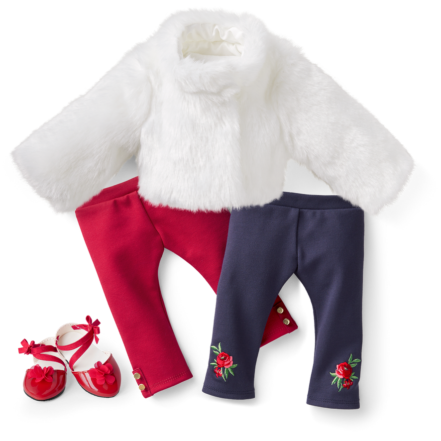 American Girl&reg; x Janie and Jack Cozy Rose Bundle for 18-inch Dolls