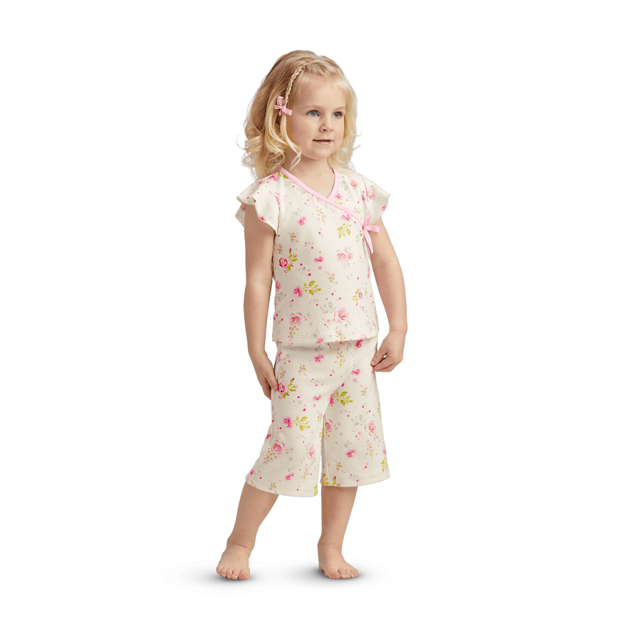 Beautiful Blooms Pajamas for Little Girls
