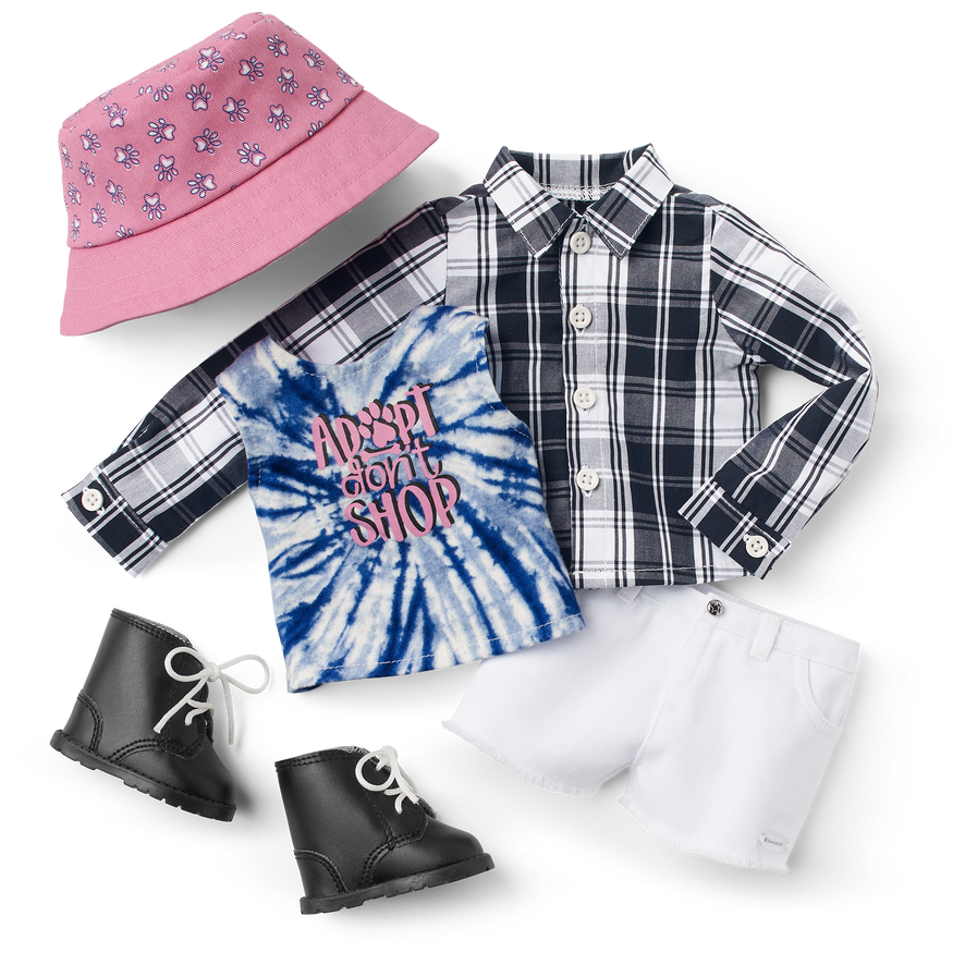 Kira's&trade; Adopt Don't Shop Outfit for 18-inch Dolls