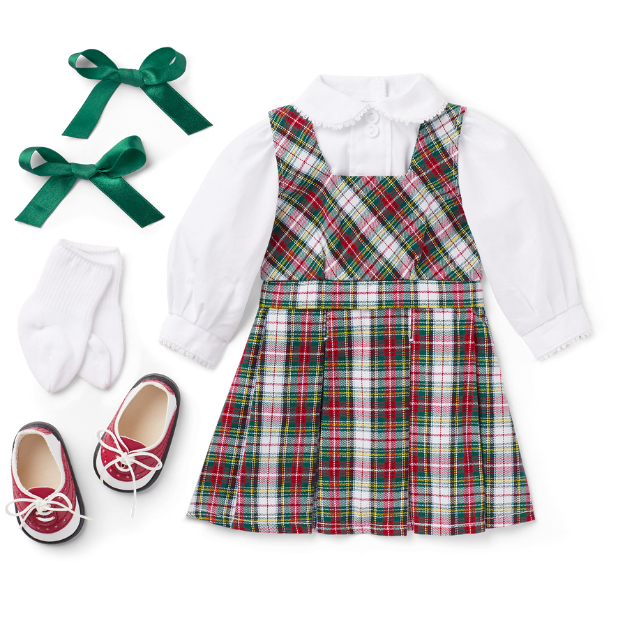 Molly's&trade; Plaid School Outfit for 18-inch Dolls
