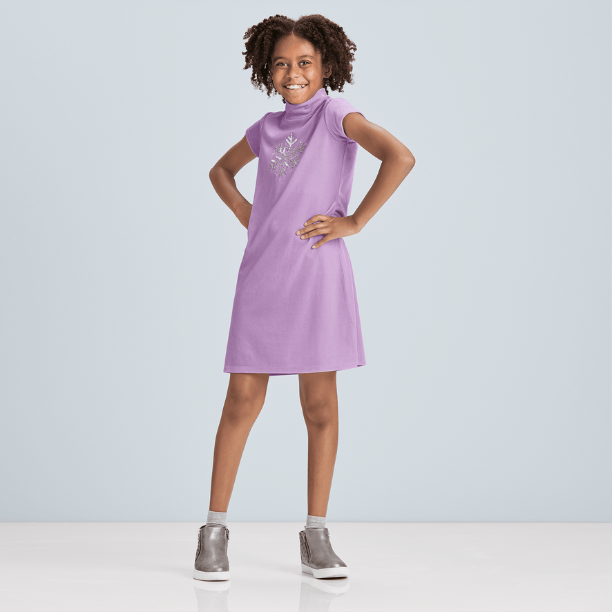 Soft as Snow Dress for Girls