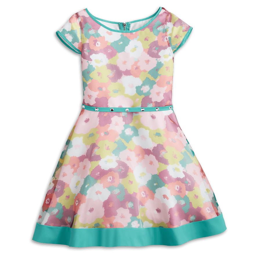 Bright Blooms Dress for Girls