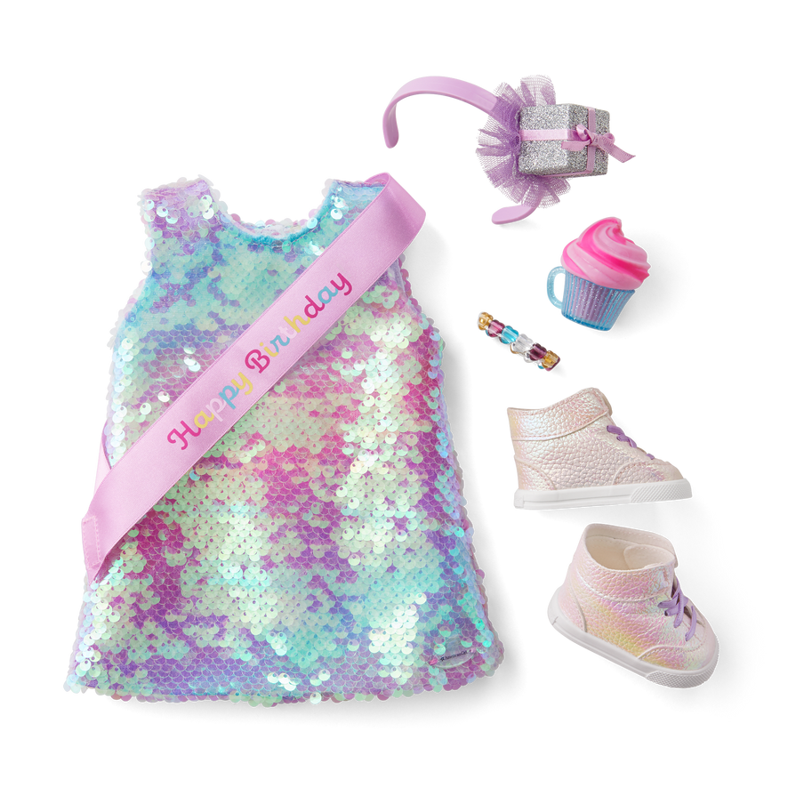 American Girl&reg; Take the Cake Birthday Outfit for 18-inch Dolls