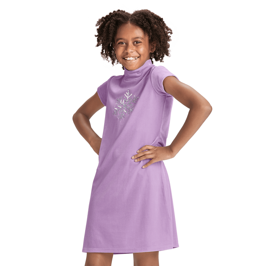 Soft as Snow Dress for Girls