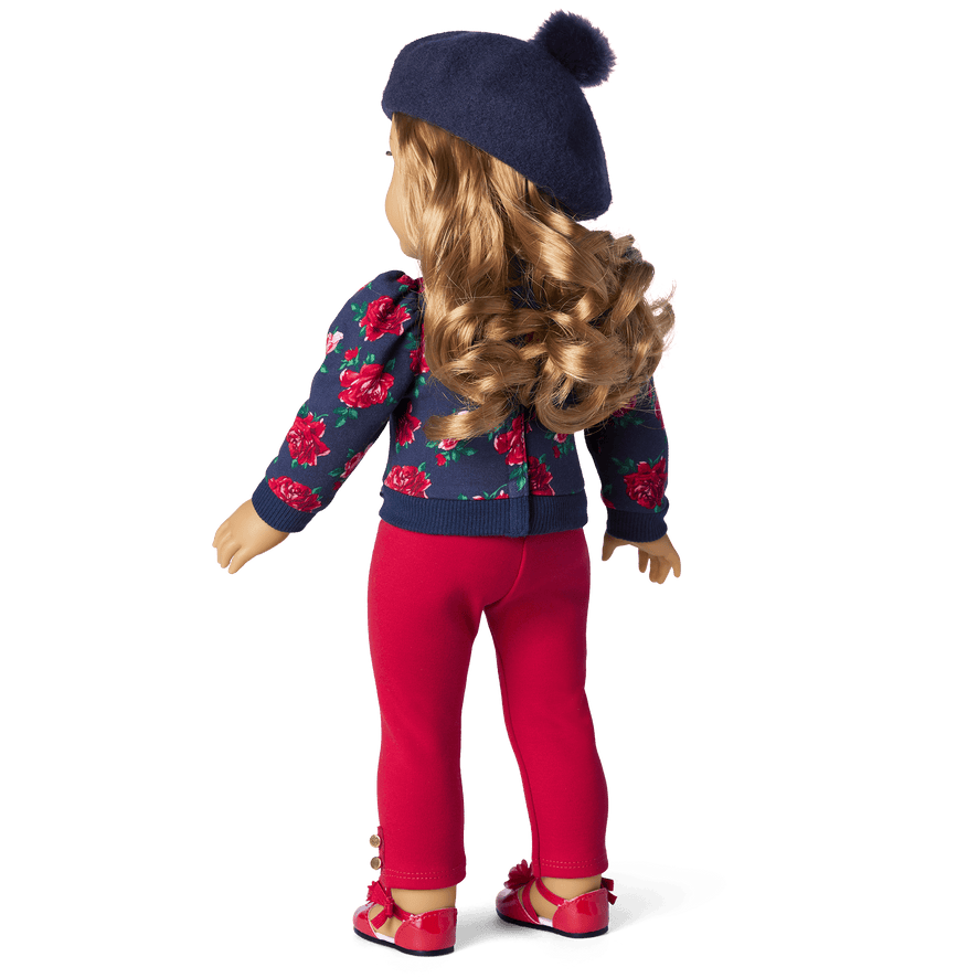 American Girl&reg; x Janie and Jack Cozy Rose Leggings for 18-inch Dolls