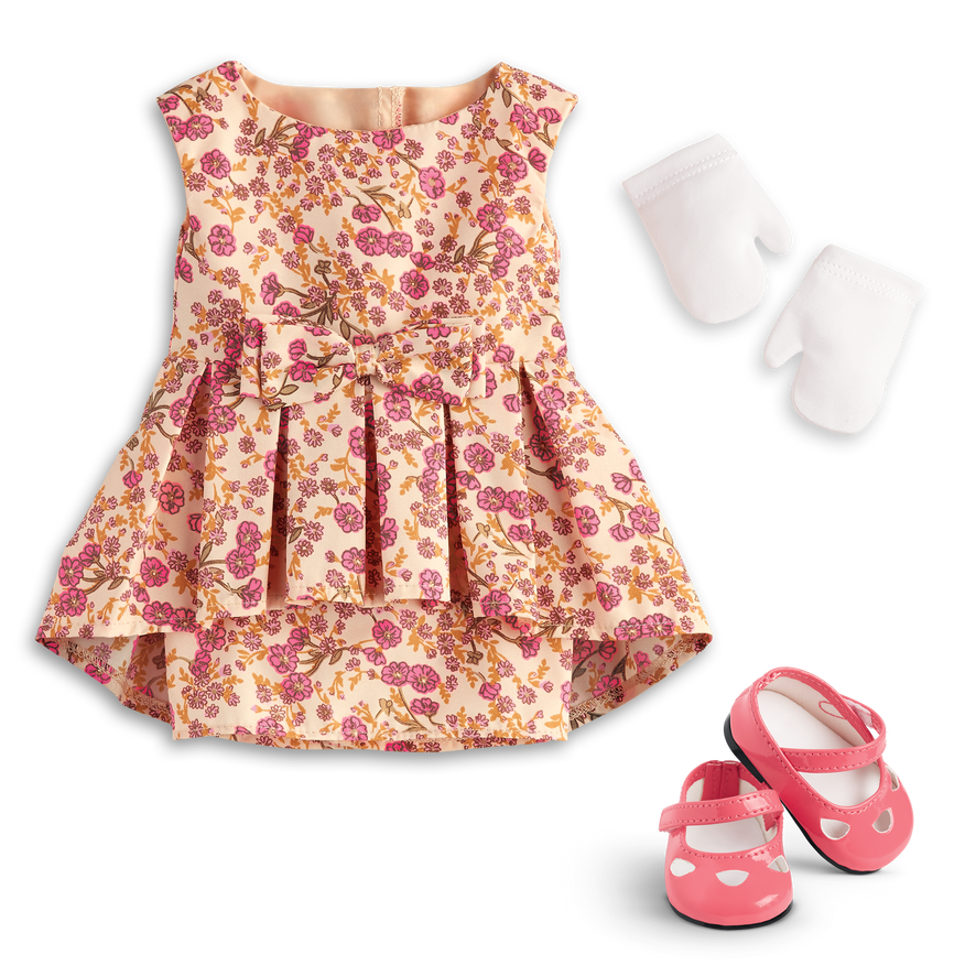 Melody's&trade; Fancy Floral Dress for 18-inch Dolls