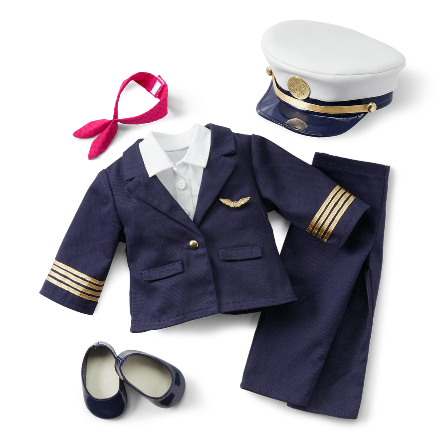 American Girl&reg; Air Lines Pilot Uniform for 18-inch Dolls