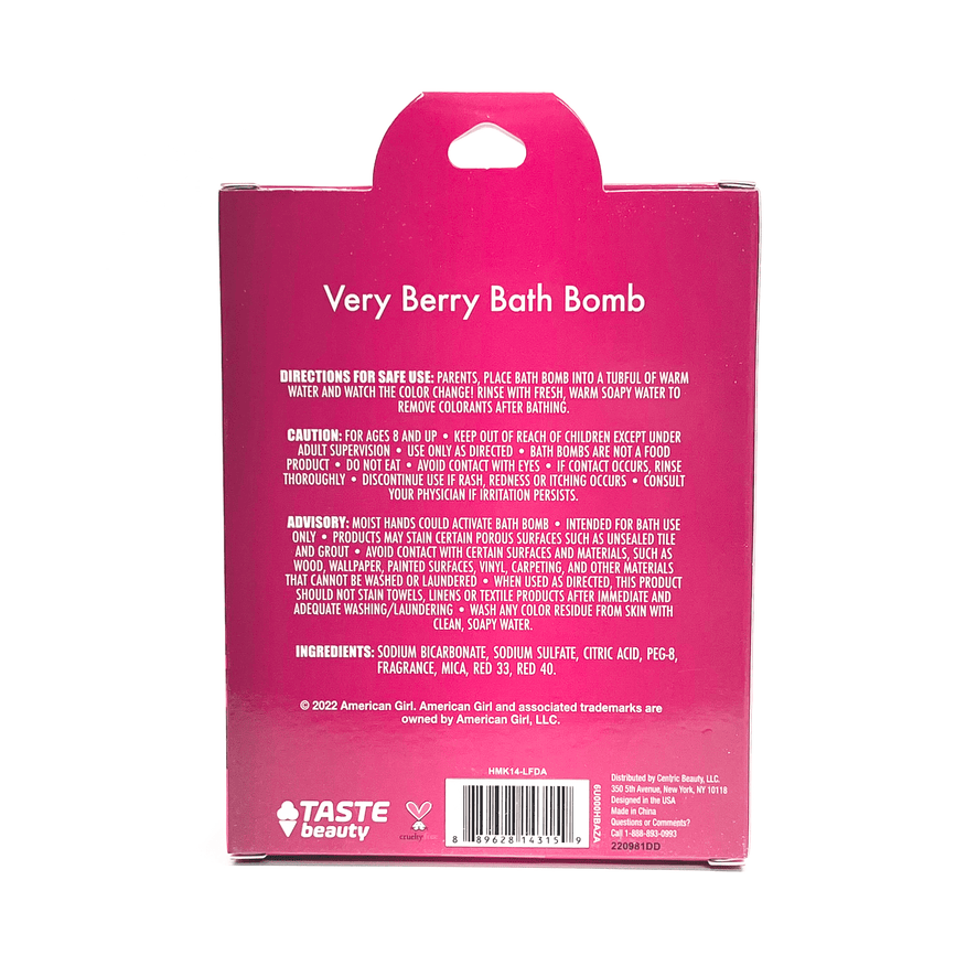 Very Berry Bath Bomb for Girls