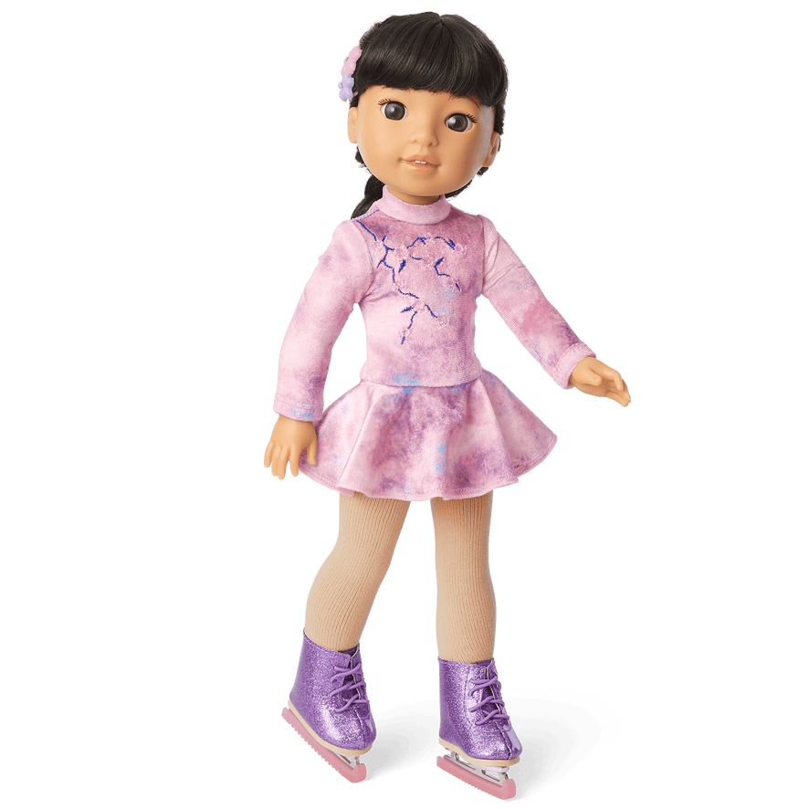 Gwynn's&trade; Ice Skating Performance Outfit for 14.5-inch Dolls