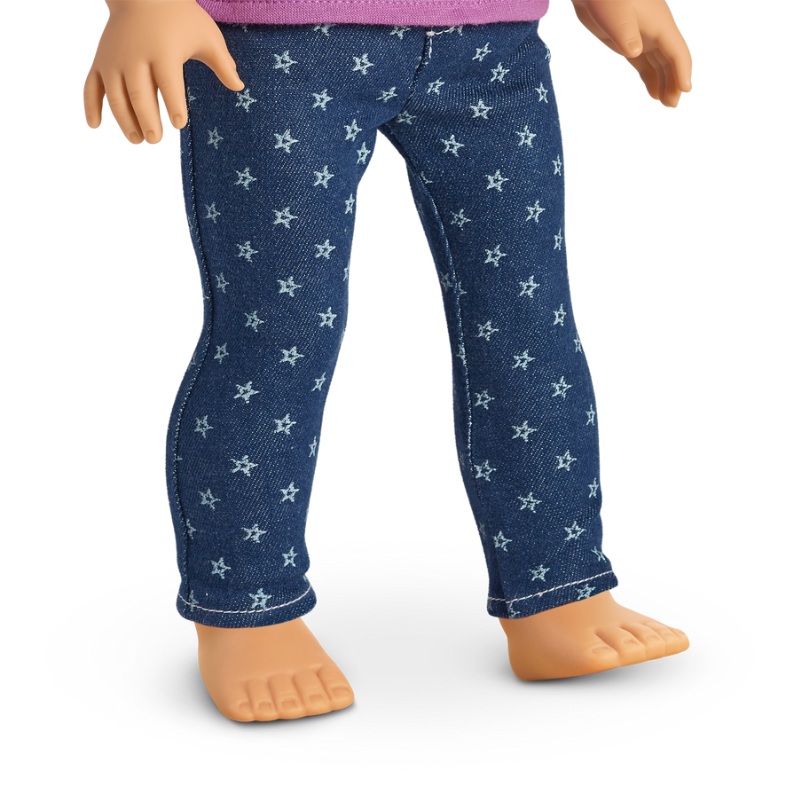 Starry Jeggings for 18-inch Dolls