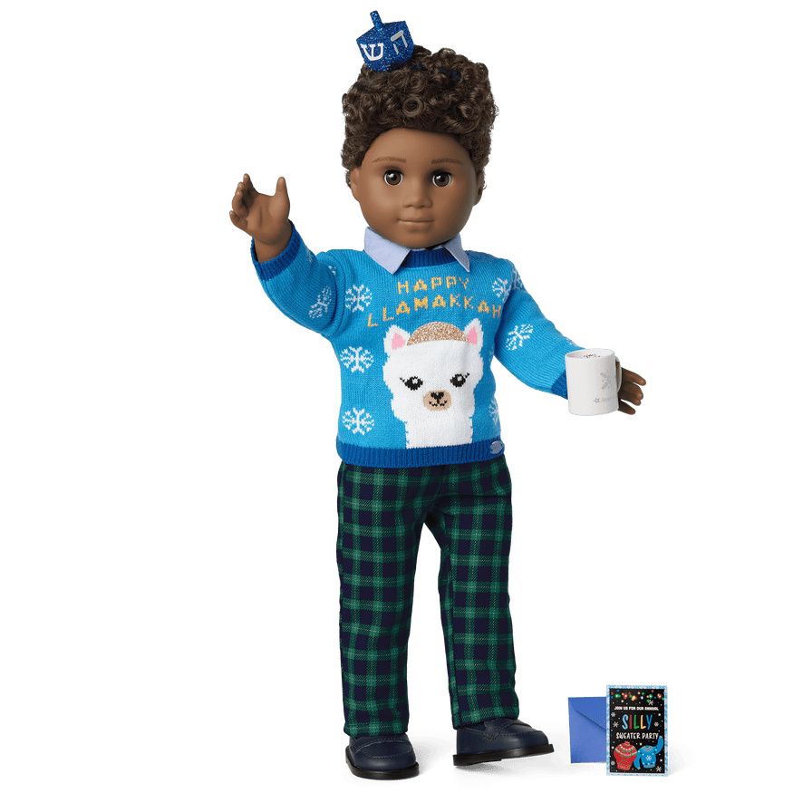 Silly Holiday Sweater Bundle for 18-inch Dolls