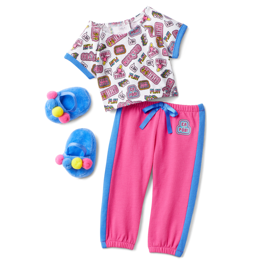 Talk All Night Pajamas for 18-inch Dolls