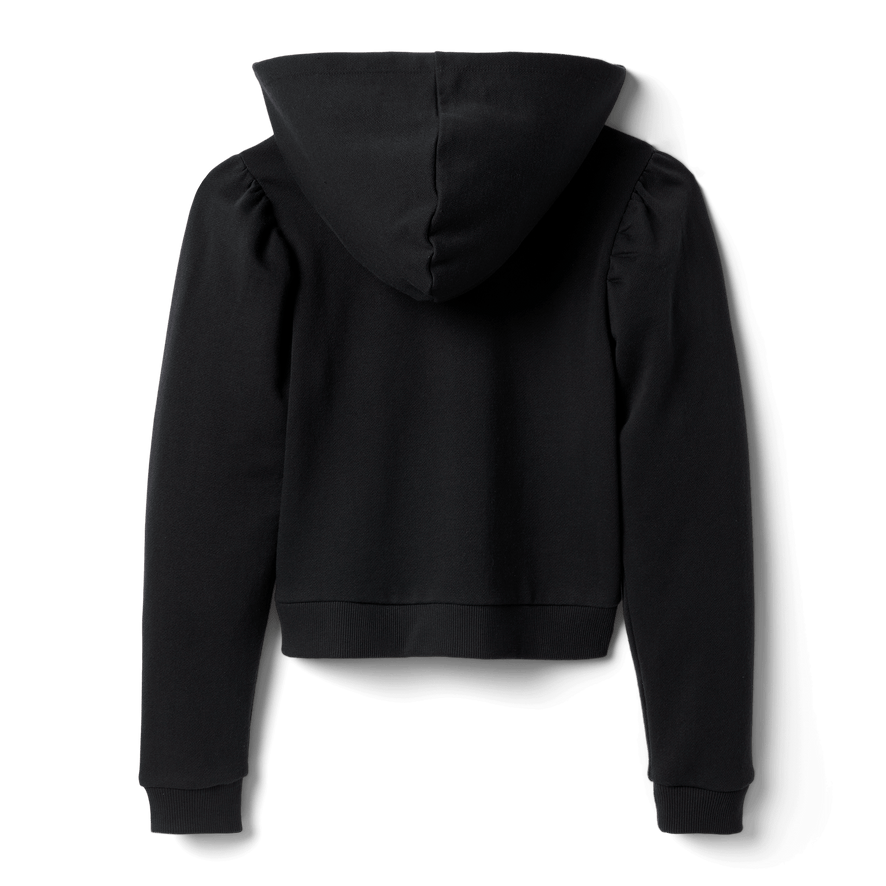 American Girl&reg; x Janie and Jack: Makena's&trade; Black Crop Hoodie for Girls