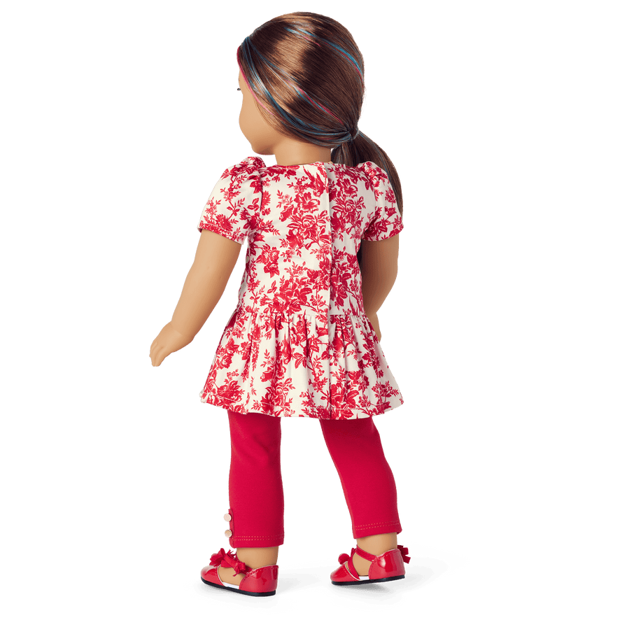 American Girl&reg; x Janie and Jack Holiday Toile Bundle for 18-inch Dolls