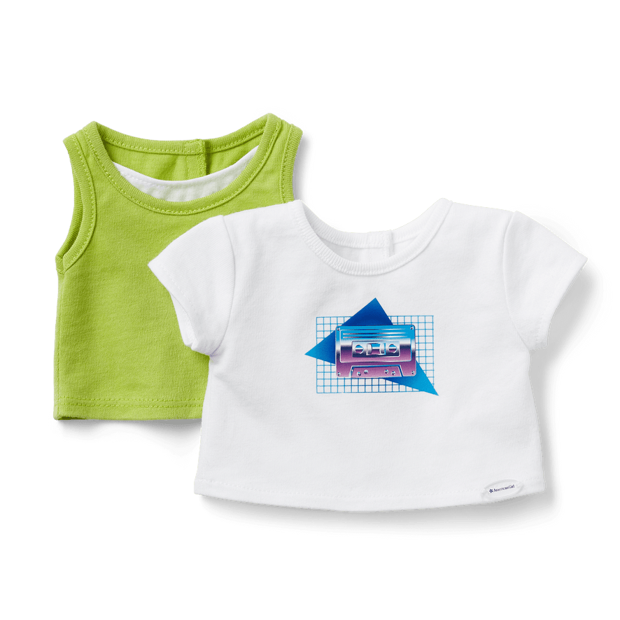 Courtney's&trade; T-Shirt & Tank Set for 18-inch Dolls