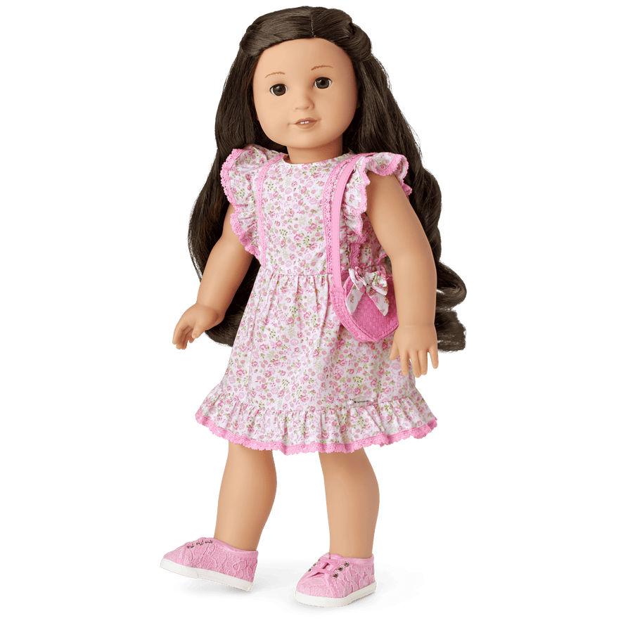 American Girl&reg; x LoveShackFancy Floral Flutter Day Dress Outfit Bundle for 18-inch Dolls