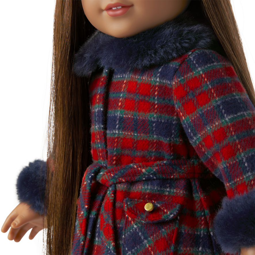 American Girl&reg; x Janie and Jack Plaid Coat & Tulle Skirt Bundle for 18-inch Dolls
