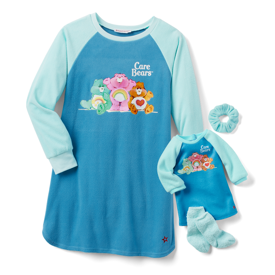 Courtney's&trade; Care Bears&trade; Pajamas for Girls & 18-inch Dolls