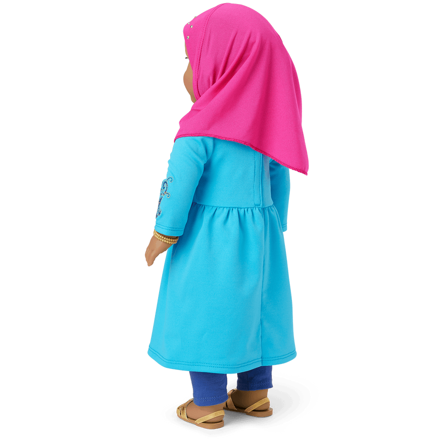 Eid al-Fitr Celebration Outfit for 18-inch Dolls