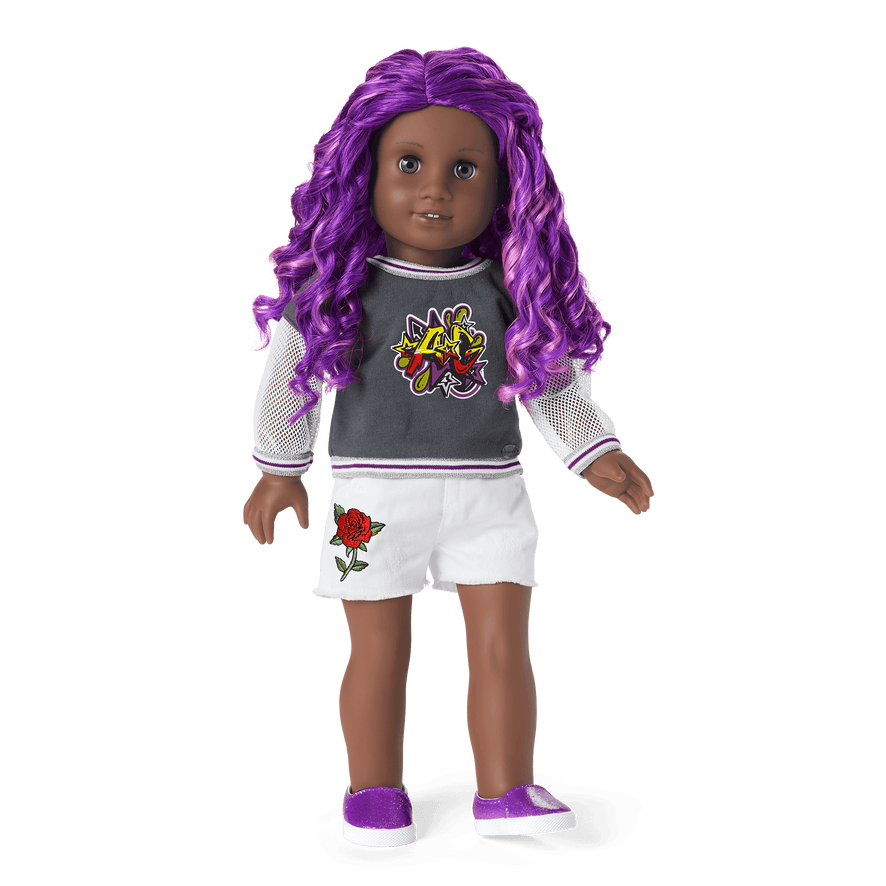 Truly Me&trade; Doll #91 in Girly Graffiti + Chic & Stylish Accessories