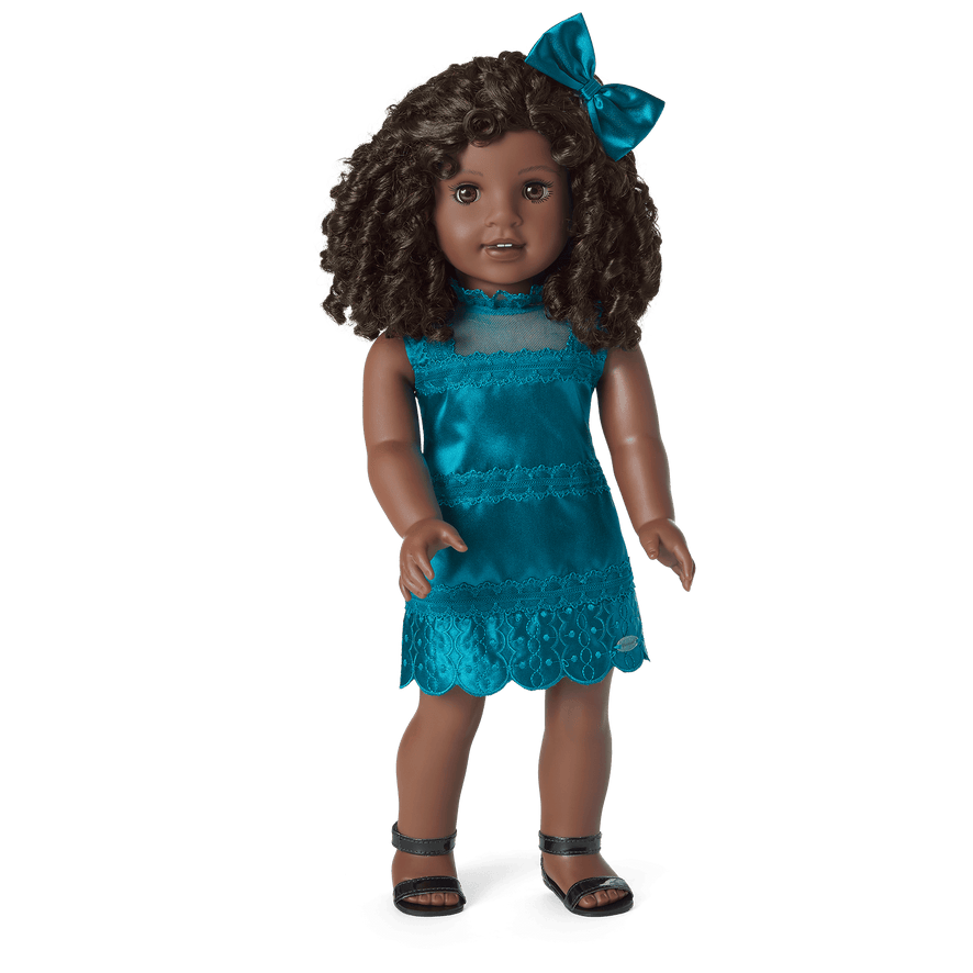 Jazzy Flapper & Fur Coat Outfit for 18-inch Dolls