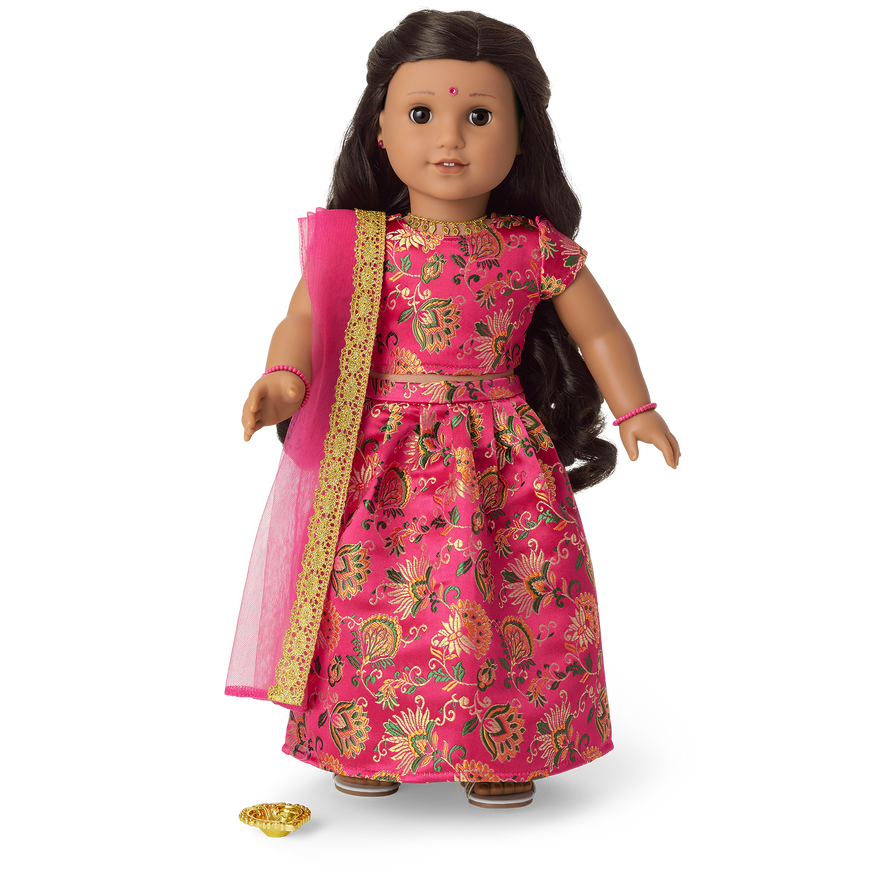 Diwali Celebration Outfit for 18-inch Dolls