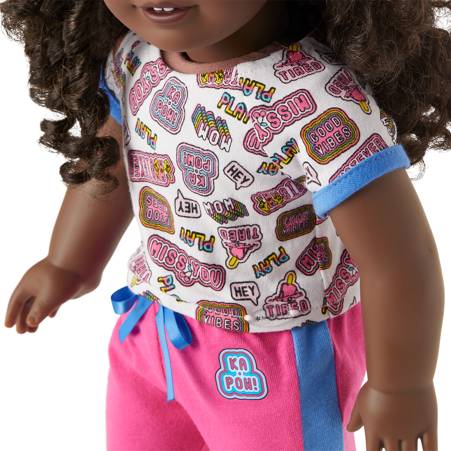 Talk All Night Pajamas for 18-inch Dolls
