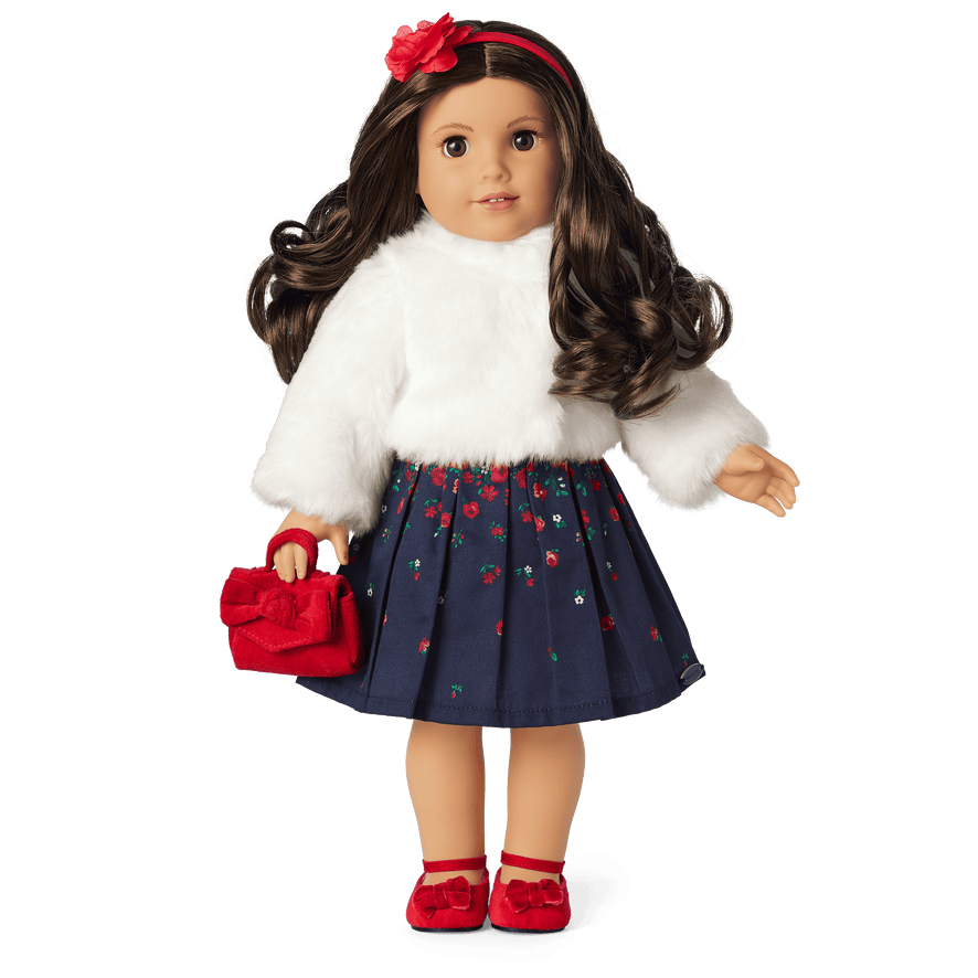 American Girl&reg; x Janie and Jack Holiday Outfit Bundle for 18-inch Dolls