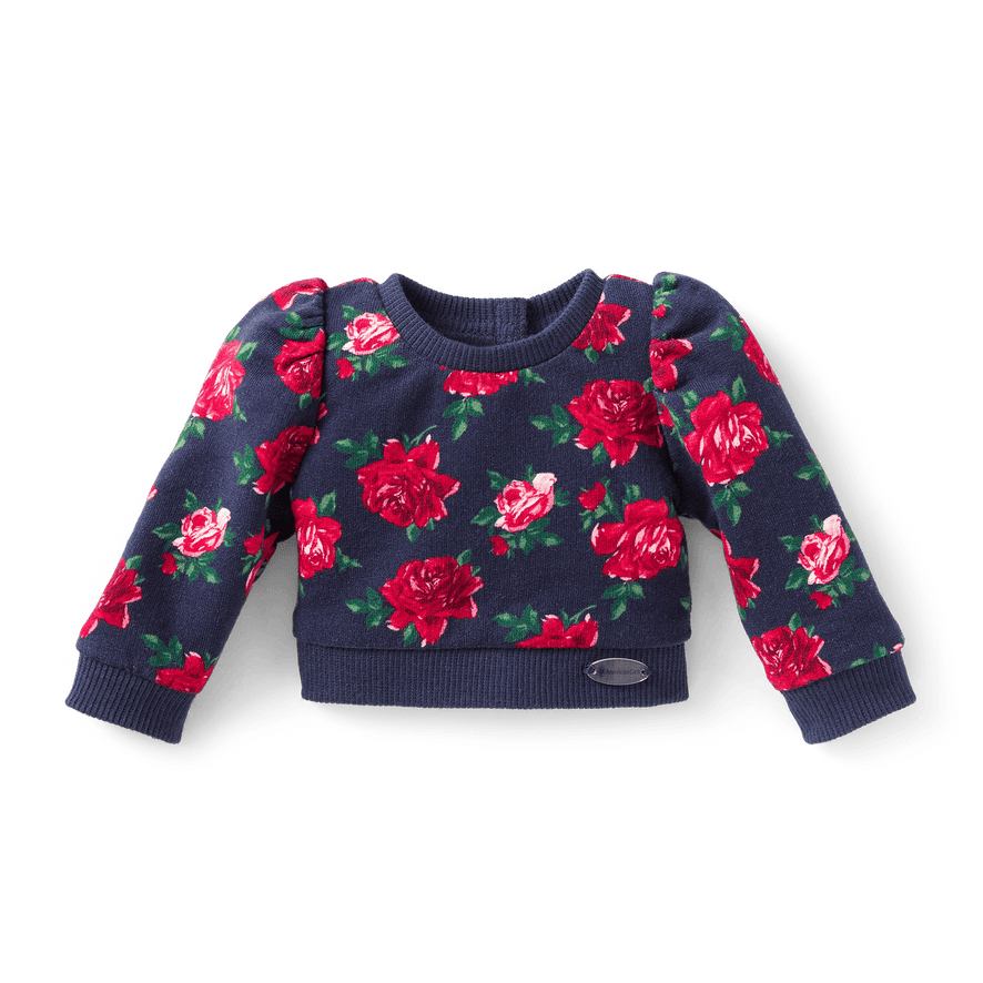 American Girl&reg; x Janie and Jack Wrapped in Roses Party Top for 18-inch Dolls