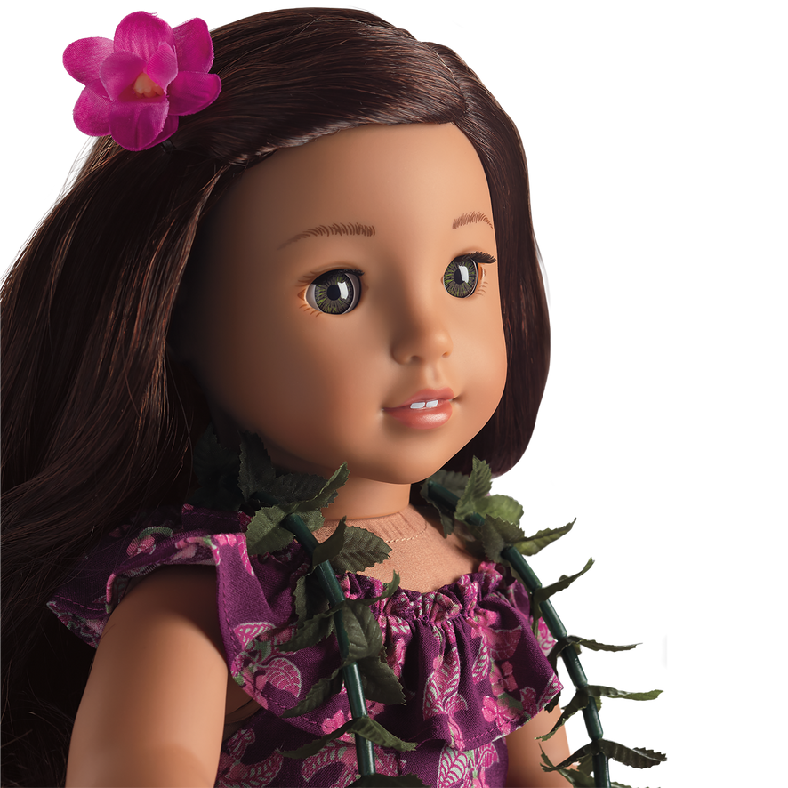 Nanea's Holoku Dress for 18-inch Dolls