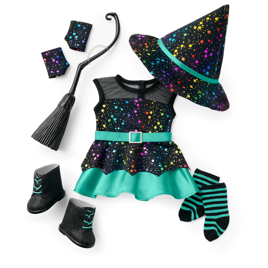 Spooky Spells Witch Costume for 18-inch Dolls