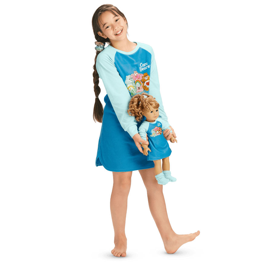Courtney's&trade; Care Bears&trade; Pajamas for Girls & 18-inch Dolls