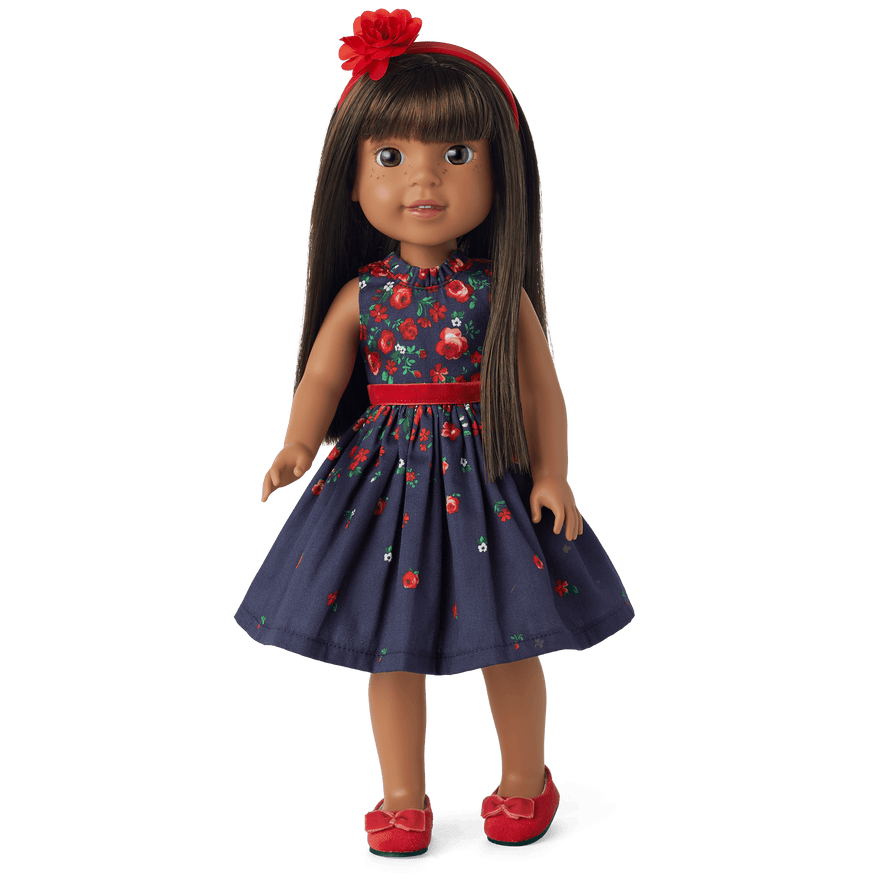 American Girl&reg; x Janie and Jack Wrapped in Roses Party Dress for WellieWishers&trade; Dolls