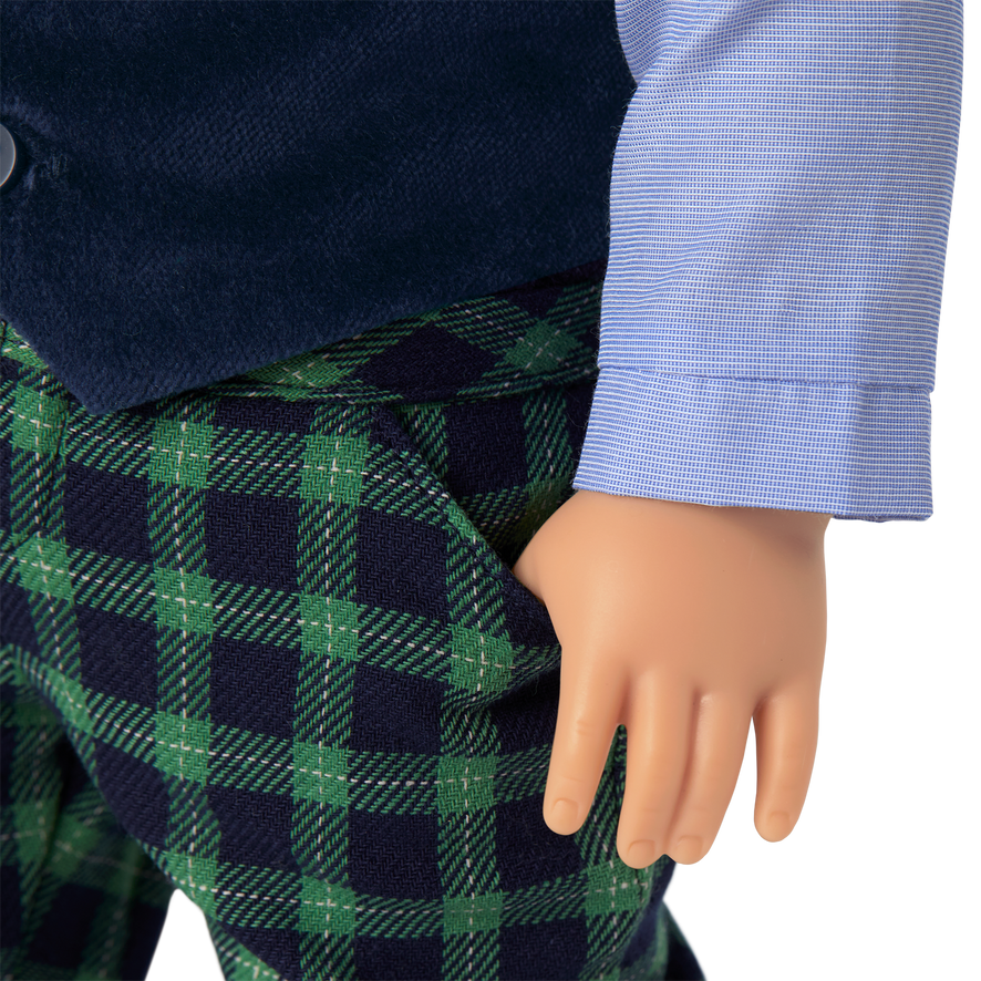 American Girl&reg; x Janie and Jack Tartan Plaid Outfit for 18-inch Dolls
