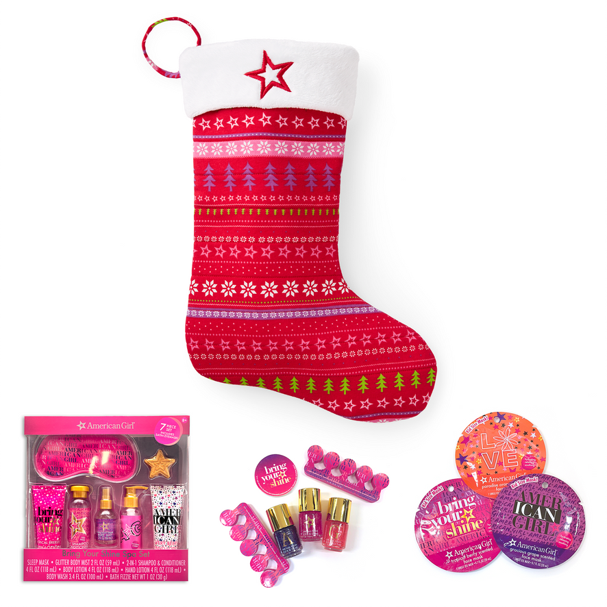 American Girl&reg; Stocking & Spa Set Bundle