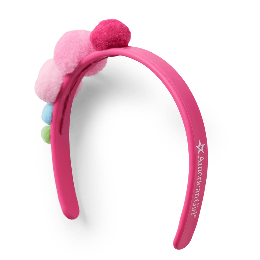 Plenty of Poms Headband for 18-inch Dolls