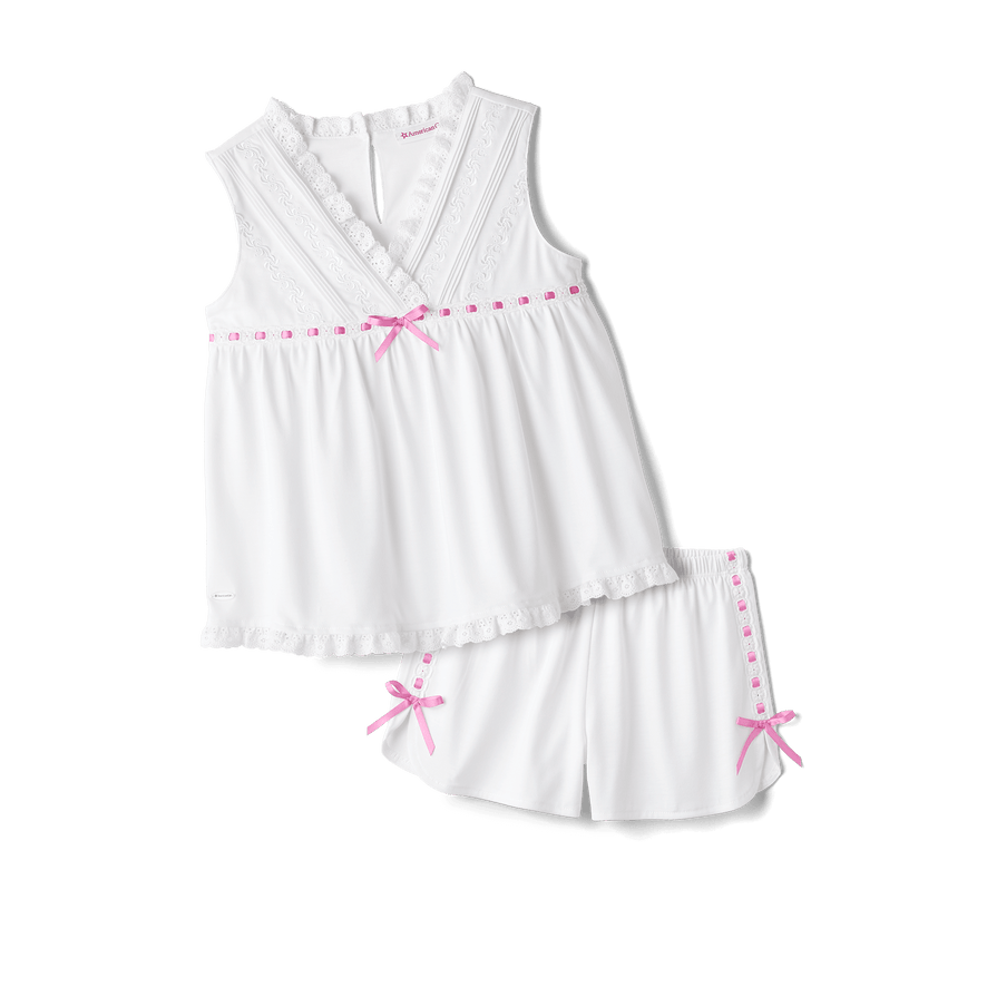 Ribbon & Lace Pajamas for Girls