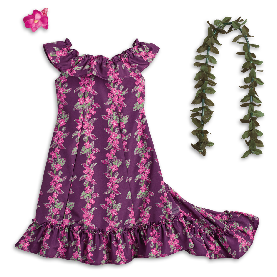 Nanea's Holoku Dress for 18-inch Dolls