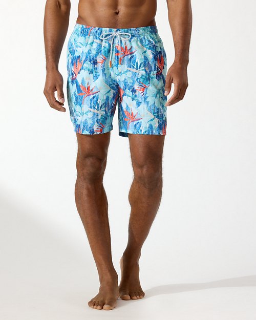 Big and Tall Naples Rainforest Bay Swim Trunks