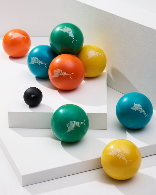 Sunset Stripe Soft Bocce Set