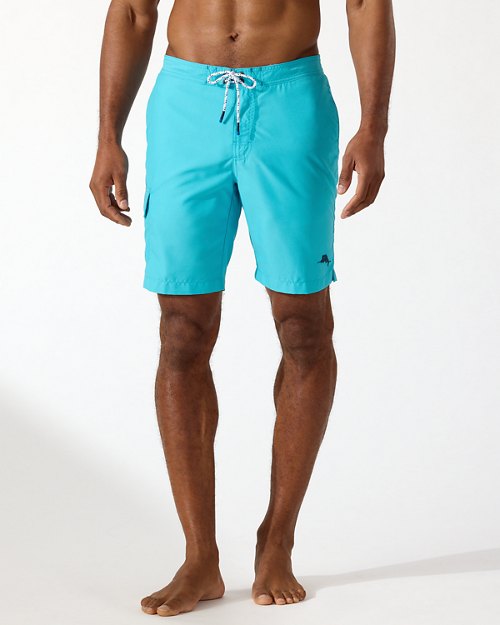 Big and Tall Baja Cabana Blooms Water-Activated Board Shorts