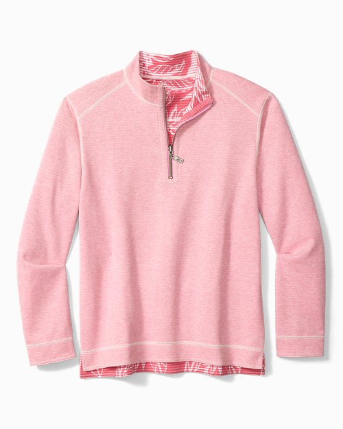 Costa Flora Reversible Half-Zip Sweatshirt